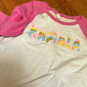 NWOT Girls Pink Kamala Tshirt